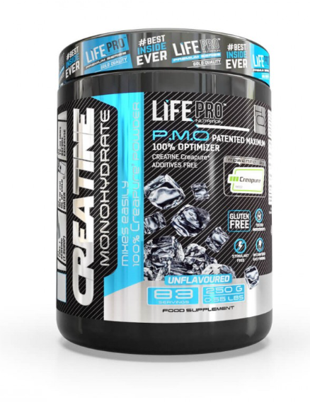 Creatina Creapure® 250g, Sabor Neutro- LIFE PRO