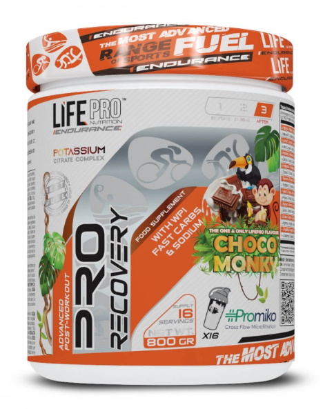 Endurance Recovery Pro 800g Sabor ChocoMonky - LIFE PRO