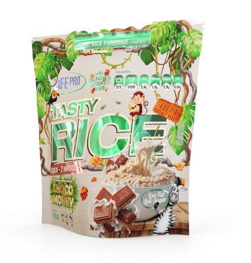 Harina de arroz 1kg Sabor Choco Monky - LIFE PRO