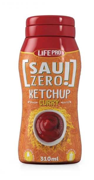 Sauzero Zero Calories Ketchup Curry  310ml - LIFE PRO
