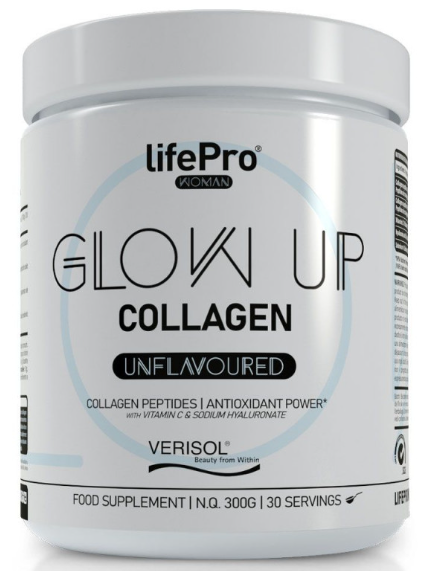 Collagen Glow up , Sabor Neutro , 300g - LIFE PRO