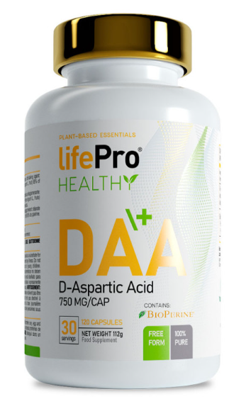 Essentials Daa Acido D-Aspartico 750mg 120 Vegancap - LIFE PRO