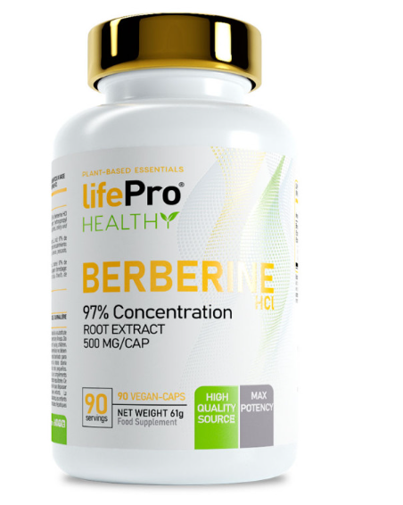 Berberine 500mg 90 Vegancaps - LIFE PRO