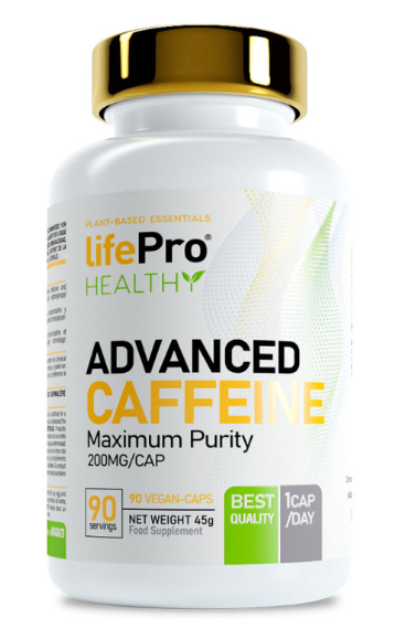 Advanced Caffeine 200mg 90 Vegancaps - LIFE PRO