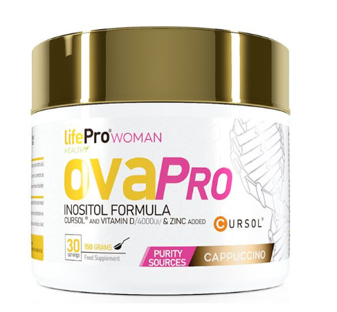 Ovapro Myo Inositol 150g, Sabor  Cappuccino, - LIFE PRO