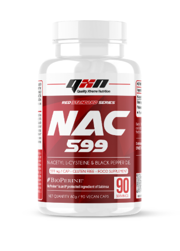 NAC 599mg +BioPerine®, 90 Vcaps - QXN