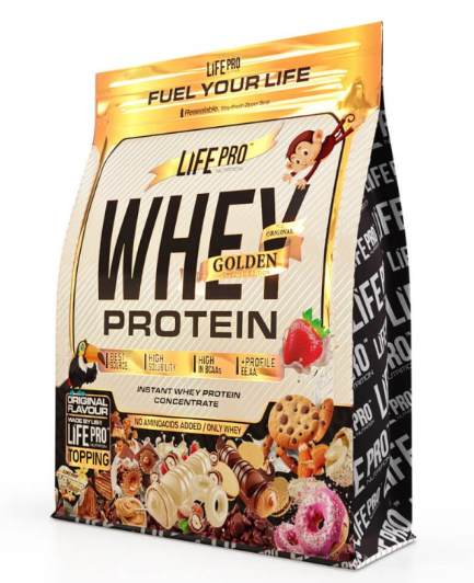Whey 900G, Sabor Groumet  Americam Cookies  - LIFE PRO