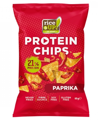 Protein Chips, 60G , Sabor Paprika  - Rice Up