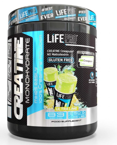Creatina Creapure® 250g, Sabor Ultralime - LIFE PRO