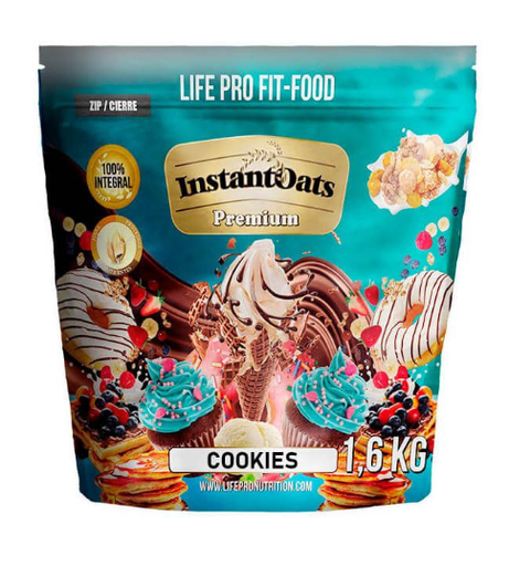Harina Instant Premium 1.6kg, Sabor Cookies  - LIFE PRO
