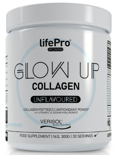 Collagen Glow up , Sabor Neutro , 300g - LIFE PRO