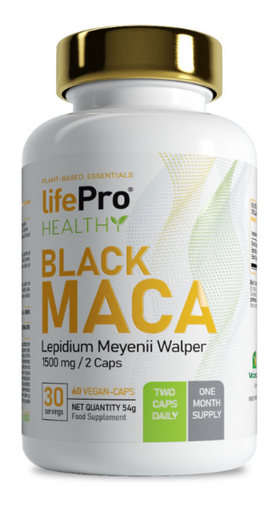 Black Maca 60 Caps _ LIFE  PRO