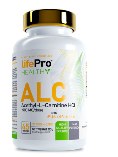 Essentials alc1000 Acetyl L-Carnitine 90caps - LIFE PRO