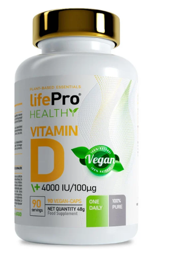 VEGAN VITAMIN D 4000 UI 90 - LIFE PRO