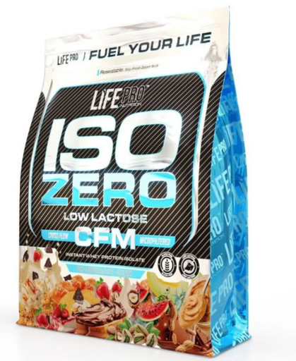 Iso Zero 800G, Sabor Chocolate belga - LIFE PRO