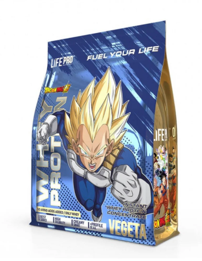 Whey 900g, Dragon Ball Sabor ChocoCaramel Peanut - LIFE PRO