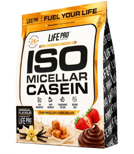Iso Micellar Casein 900gr Vainilla Ice Cream , Sabor- LIFE PRO