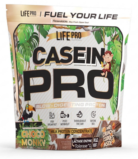 Casein Pro 900gr Sabor  ChocoMonky - LIFE PRO
